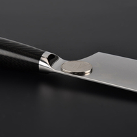 7 "couperet à viande de boucher en acier à haute teneur en carbone couteau de cuisine de légumes de Chef chinois asiatique polyvalent avec manche en Micarta G10