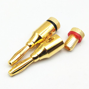 Conector tipo banana chapado en oro de 4 mm para cable de altavoz, salida de fábrica - Product Image 1