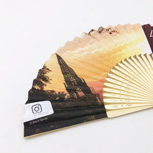 Elegante Abanico de Encaje con Mango de Madera, Estilo Bohemio, Accesorio de Boda, Esencial para Ceremonias al Aire Libre, Accesorio para Fotos - Product Image 2