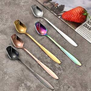 Venta caliente Premium Vintage Gold Flower Spoon-Pequeño acero inoxidable para <span class=keywords><strong>café</strong></span> y hogar (duradero) - Product Image 1