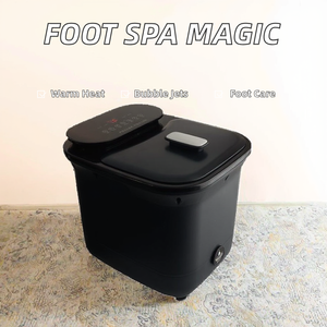 Alat Pijat Kaki Elektrik Multifungsi dengan Pengatur Waktu, Pemanas Termostatik, dan Jet Gelembung untuk Penggunaan Komersial - Product Image 2