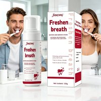 OEM/ODM : Mousse blanchissante pour les dents et rafraîchissante pour l'haleine, best-seller, formule douce et nettoyante instantanée