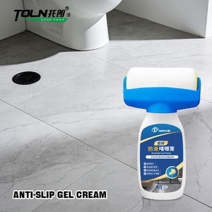 Revêtement liquide antidérapant en gel acrylique OEM/ODM pour sols, douches et carrelages <span class=keywords><strong>de</strong></span> <span class=keywords><strong>salle</strong></span> <span class=keywords><strong>de</strong></span> <span class=keywords><strong>bain</strong></span>, 300g, agent adhésif invisible antidérapant à appliquer au pinceau - Product Image 1