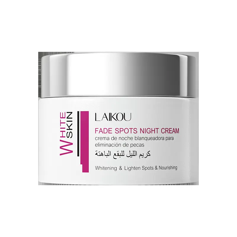 Laikou High Quality Organic Skin Care Whitening Spots Lighten Pigmentation Corrector Face Nourish Night Cream