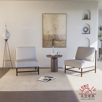 Chaise de loisirs de luxe moderne avec revêtement en velours et cadre en bois avec embouts en acier bronzé - Sièges pour salle à manger et extérieur, hôtels