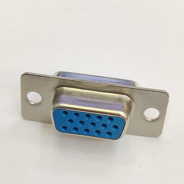 VGA Socket DB15 Welded Male/female Connector Three Rows of 15-core Socket HDB-15P Socket