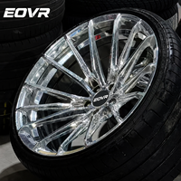 Rines Cromados Cóncavos de Lujo Forjados a Medida para Audi RS6, BMW, Mercedes Gtr, 5x114.3, 5x120, 5x112, 18, 19, 20, 21, 22 Pulgadas