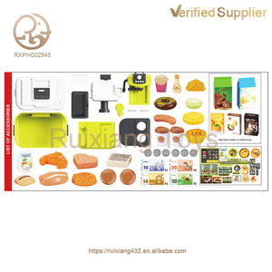 ของเล่นจำลองสำหรับเด็กและเด็กผู้หญิงเครื่องแคชเชียร์ของเล่นในบ้านจำลองสำหรับเก็บเงินสดใช้ในซูเปอร์มาร์เก็ต - Product Image 4