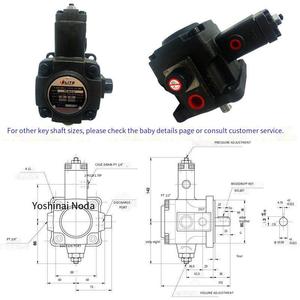 VP-20-FA2 ไต้หวัน VP-12/15/30/40-FA3 FA1 DH XH ปั๊มน้ำมันแบบใบพัด - Product Image 3
