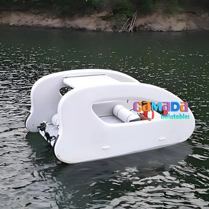 Catamarano Gonfiabile Multiscafo da 4,5m per Canottaggio, Elettrico ELECTRICAT, Alimentato a Energia Solare, Divertente, Pieghevole, Barca Gonfiabile Abitabile - Product Image 2