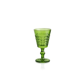 Calice in Vetro Verde Windsor 24cl, Set per Servire Bevande - Product Image 1