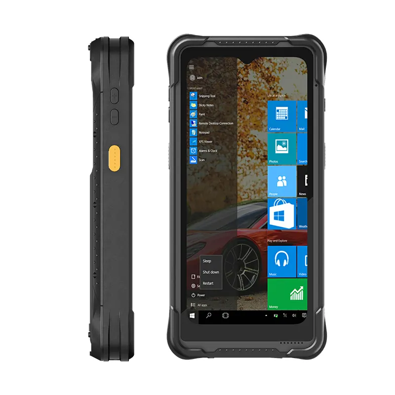 Windows 10 Industrial Pdas 8Gb 128Gb Ip67 Rugged Handheld Mobile Computer 45W Fast Charge Nfc Pda