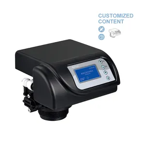 Válvula controladora automática de amaciante de água com tela LED/LCD de alta qualidade e múltiplas vias