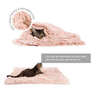 Fabricant fait à la main rose doux en peluche rectangle couverture chien géant lit pet mat réversible lavable grande taille chien <span class=keywords><strong>coussin</strong></span> - Product Image 2
