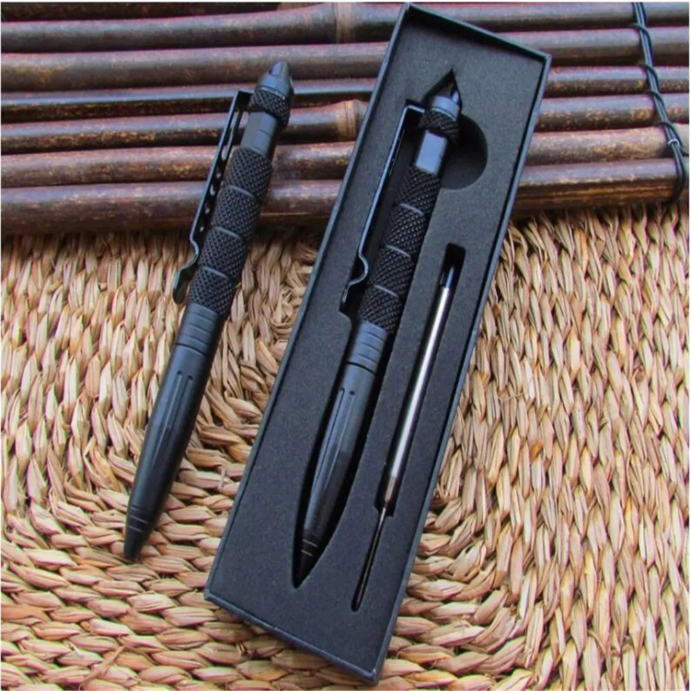 Emergency Survival Gear Tactical Pen With Glass Breaker and 1st Ink Refill Car Escape Tool factory