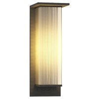 Lampe murale extérieure solaire moderne de luxe personnalisée, base en acier inoxydable avec source de lumière LED pour hôtel, restaurant, couloir, jardin