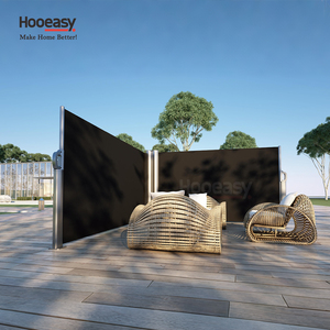 Moderne, goedkope, doe-het-zelf, vrijstaande foxwing autoluifel, buiten, tuin, commercieel, dubbele intrekbare luifels - Product Image 1
