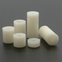 Boulon d'espacement en Nylon ABS noir et blanc, pour vis M3, M4, M5, M6, M8