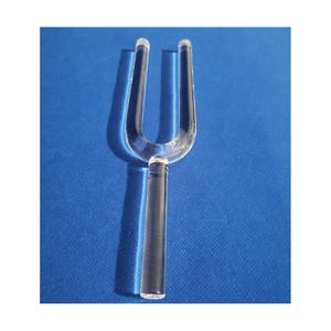 Set sintonizzato Chakra trasparente di alta qualità personalizzato diapason al quarzo per la guarigione del suono - Product Image 3