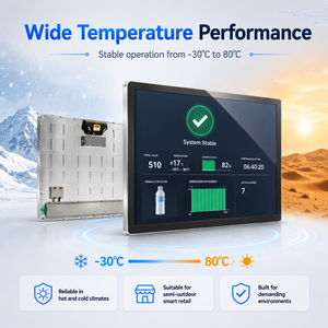 Pantalla Táctil Capacitiva Pcap de 23.8 Pulgadas, Pantalla Óptica Integrada de Alto Brillo, 1000 Nits, Módulo de Pantalla Táctil Resistente al Agua para Exteriores - Product Image 3