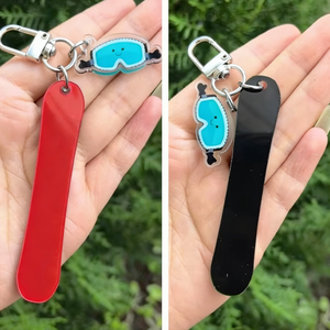 Portachiavi in Acrilico Personalizzati con Stampa UV su Entrambi i Lati, Portachiavi a Forma di Tavola da Surf - Product Image 5