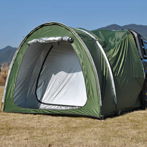 Grande tente SUV 4 saisons pour 2 personnes, tente de lit de camion, verte, poteaux en aluminium, imperméable PU4000mm, tente de <span class=keywords><strong>camping</strong></span> arrière de voiture - Product Image 6