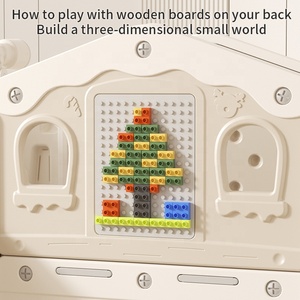 Feelbaby Đa Chức Năng Trong Nhà Giáng Sinh Nhà Playhouse Nhựa Trượt Đu Cho Trẻ Em Cho Nhà Trẻ Trung Tâm Mua Sắm Mẫu Giáo - Product Image 4