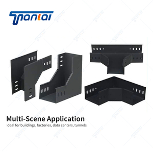 Cường độ cao bốn chiều nút giao mạ kẽm khay cáp chéo phù hợp cho nhà máy công nghiệp phân nhánh - Product Image 3