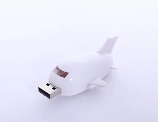 Özel plastik uçak şekilli flash sürücü 1gb 8gb promosyon hediye pendrive özel logo