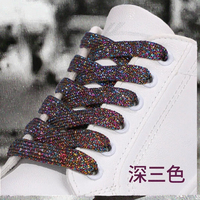 Lacets de chaussures élastiques sans nœuds GON22 Bling Diamond Cross Lock