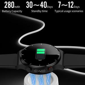 Sản Phẩm Xu Hướng 2022 Sức Khỏe Đồng Hồ Cho Người Cao Tuổi E88 Thông Minh Đồng Hồ Người Đàn Ông 360X360 Độ Phân Giải Cao Màn Hình ELG Chăm Sóc Sức Khỏe Vòng Đeo Tay - Product Image 3