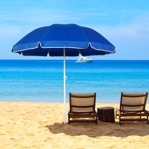 Promotion grand parapluie de plage coupe-vent extérieur <span class=keywords><strong>soleil</strong></span> publicité logo imprimé parapluie à vendre - Product Image 3