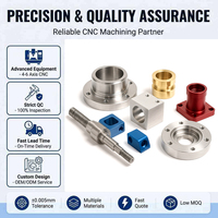 Pièces mécaniques sur mesure en acier inoxydable usinées CNC de haute précision avec traitement de surface par anodisation pour services d'usinage