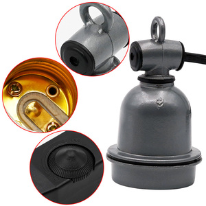 220V Isolation Aluminium Céramique Chaleur Vis Ampoule Base Douille Étanche E27 Étanche Céramique Chauffage Lampe Support - Product Image 4