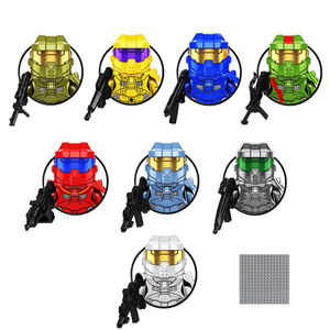 Mini-mecha spatial futuriste en ABS, blocs de construction éducatifs entièrement imprimés, MOC, cadeau de collection KF542-KF549 - Product Image 1