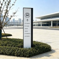 Plaques publicitaires LED multicolores, signalétique directionnelle personnalisée pour les hôpitaux, les parcs industriels et les communautés résidentielles
