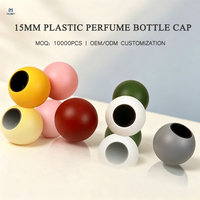 Bouchon de flacon de parfum en plastique coloré personnalisé de 15 mm, de qualité supérieure, pour flacon de parfum Fea 15 - MOQ 10000 pièces