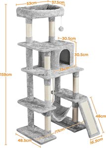 Luxe Indoor Kattenboom Activiteitencentrum Kat Toren Kat Krabpaal Met Condos Manden Met Hoge Outlook Plaats - Product Image 3