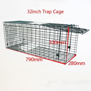 Cage piège pour animaux sauvages pour lapin, écureuil, chat, renard, empêchant les opossums et les rats - Product Image 3