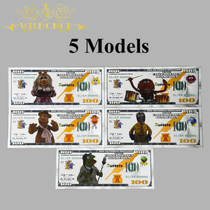 2026 5 Modellen Amerika Anime Bankbiljet in 24K Zilver Goud Geplateerd voor Cadeaus - Product Image 1