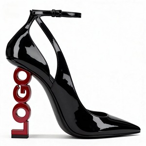 Chaussures élégantes de luxe pour femmes, conçues sur mesure, à talons hauts chinois, grande taille, imperméables, en cuir véritable souple, tendance - Product Image 1