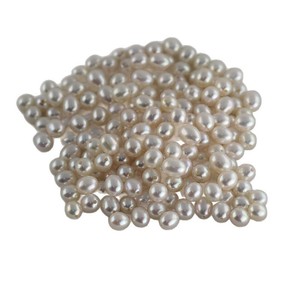 Flawless 4-5mm Freshwater Half-Hole Rice <b>Pearl</b> Natural <b>Loose</b> Droplet Shaped Bare <b>Pearl</b> - Product Image 5