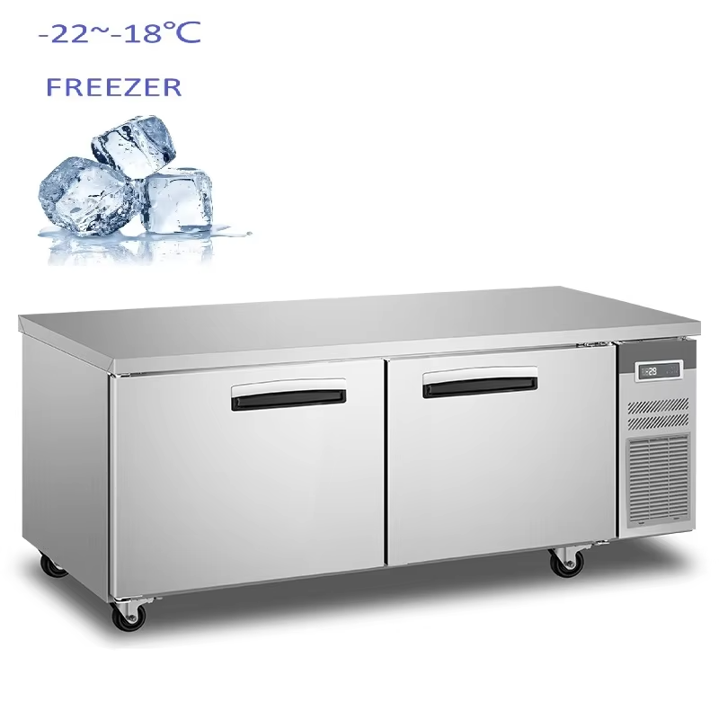 Mvckyi Stainless Steel Air Cooling Fridge Large Capacity Industrial Commercial Refrigerator Big Countertop Blast Chiller