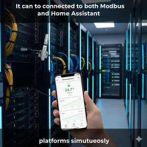 II01-HA smrte เชื่อมต่อแพลตฟอร์ม Modbus Ha พร้อมกันเชื่อมต่อ0.2C ความแม่นยำ RS485เซ็นเซอร์อุณหภูมิเอาต์พุตได้อย่างรวดเร็ว - Product Image 4