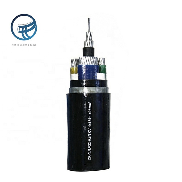 Recommend Aluminum Alloy Electric Cable Underground 4core 16mm Aluminum Alloy Seal Concentric Cable