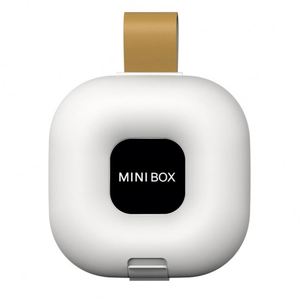 Boîte à pilules mini anti-perte moderne avec cordon, étui de rangement portable scellé à couvercle rabattable et compartiments pour médicaments et bijoux - Product Image 5