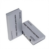 Kabel Cat6 RJ45 1080P H.264 KVM Extender EX200 dengan Port USB, HDMI, dan Ethernet
