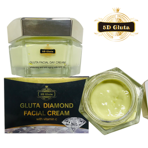Crème blanchissante pour le visage à la vitamine C naturelle et biologique, Diamond White, éclaircit la <span class=keywords><strong>peau</strong></span>, réduit l'apparence des taches brunes, hydrate - Product Image 3