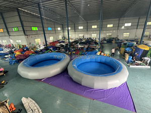 Hot Bán Trẻ Em Của Ngoài Trời Inflatable PVC Hồ Bơi 6.3M Đường Kính 1M Độ Sâu Vòng Sâu Hồ Bơi - Product Image 2