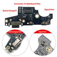 Placa flexible con conector de puerto de carga USB y chip IC para Umidigi A7 Pro, A9, A11, A11 Pro Max, A13, A15, Bison F3 5G - Piezas de PCB para cargador